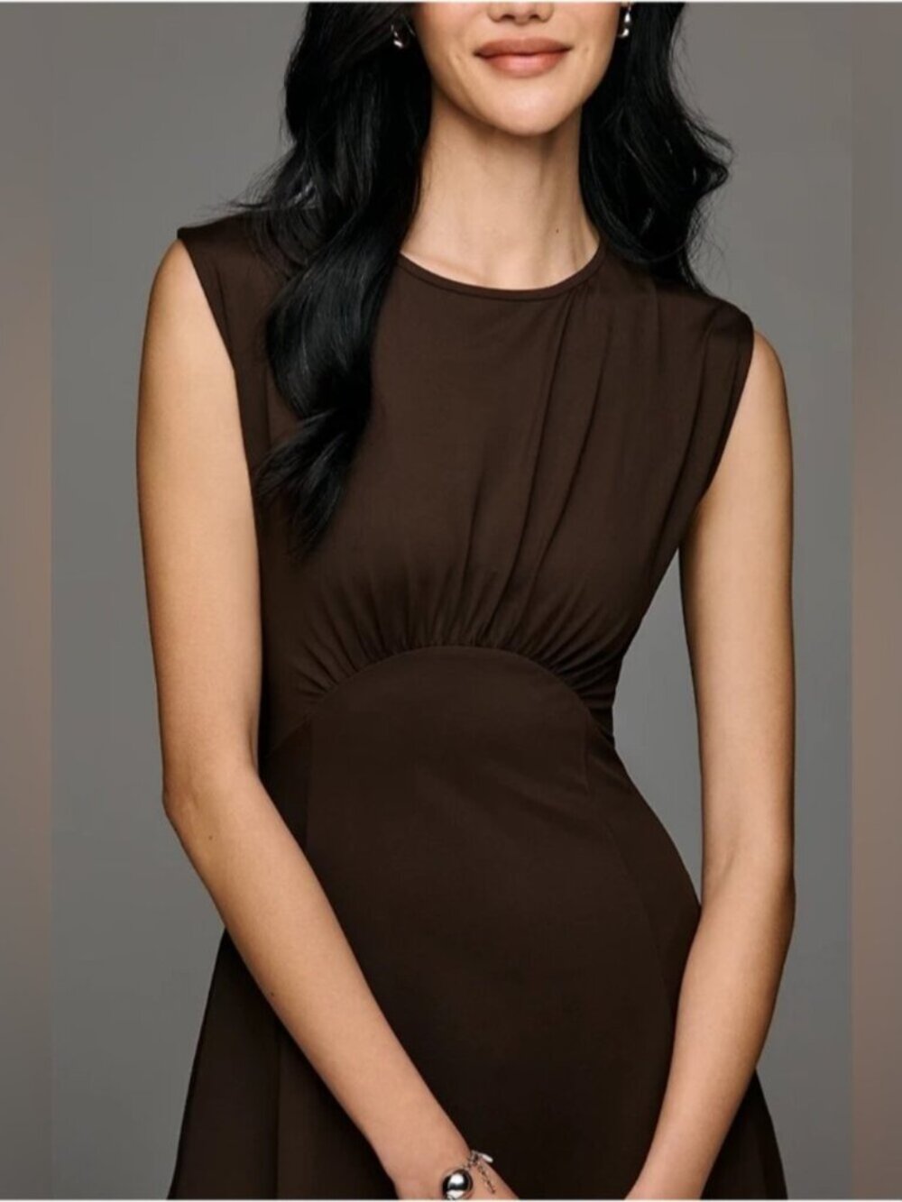 NWT Size L - Maeve Sabine Knit Midi Dress with Pockets (NWT US$ 148)